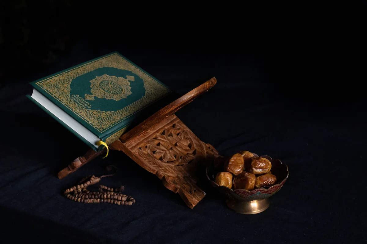 Quran on wooden stand — Islamic inheritance foundations